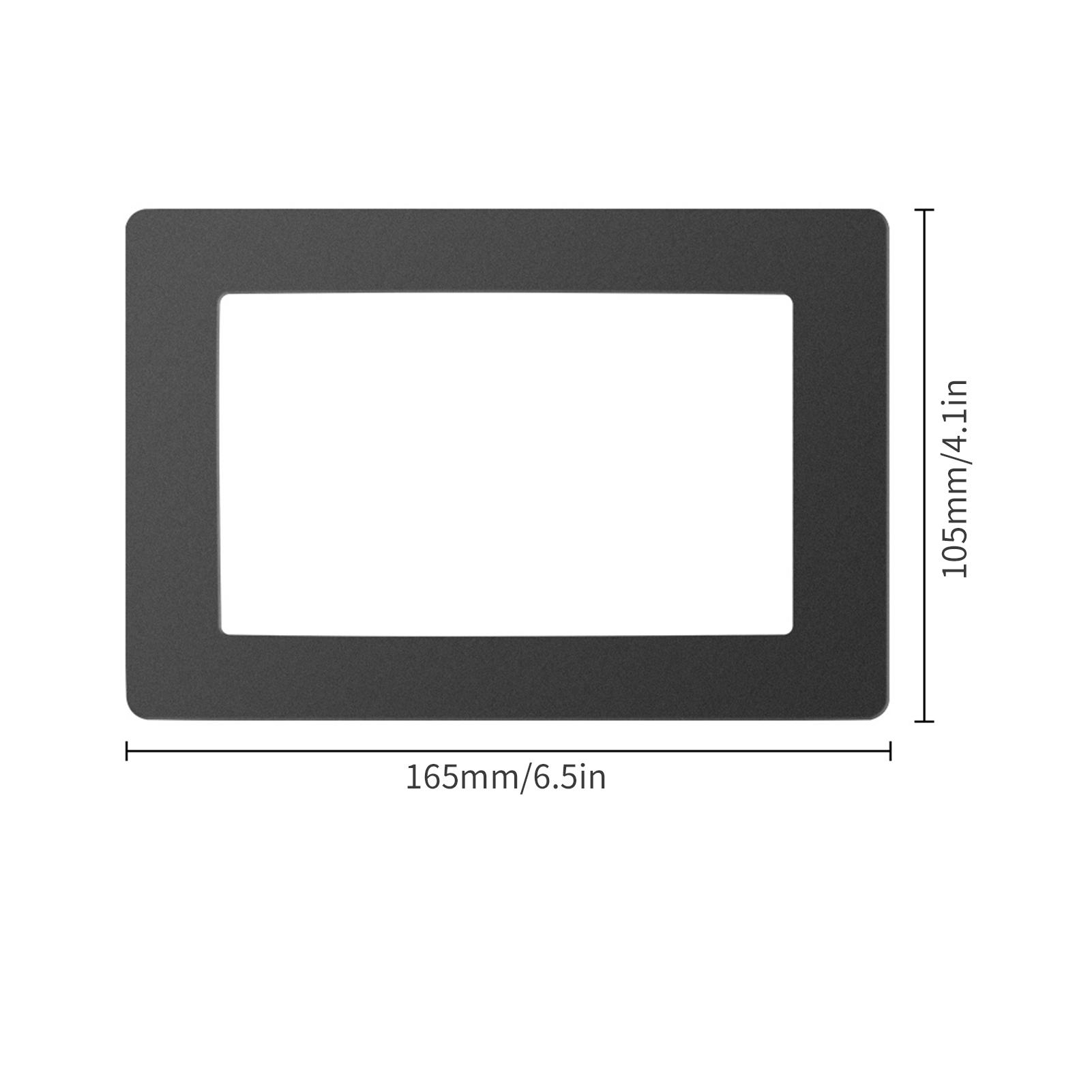 

Black LCD Gasket 6.5 x 4.1in Protection from Resin Spill with Non dust Cloths Compatible with Wanhao D7 Anycubic Photon