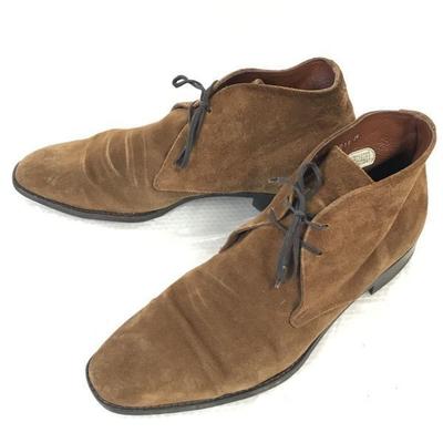 Vyrobeno v Japonsku THE SUIT COMPANY vero cuoio Semišové Kožené Chukka Boty Pánské 26.0 Hnědé(POUŽITÝ)