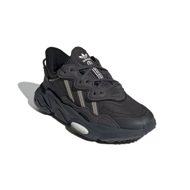 Adidas Originals Ozweego Durable Low-Top Sports Casual Shoes Kids Sneakers Black Gray H03126