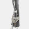 [Pre-Owned] Saddle Oblique Classic Embroidered Monogram Canvas Shoulder Bag - Very Good #2YENFR