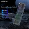 LT104 Mechanical Keyboard with Screen: Custom Wired Keyboard & Mouse Set for Gaming & Office