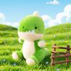 Fluffy Cartoon Dinosaur Plush Toy Collection Stuffed Animals Doll  Festival Party Decor