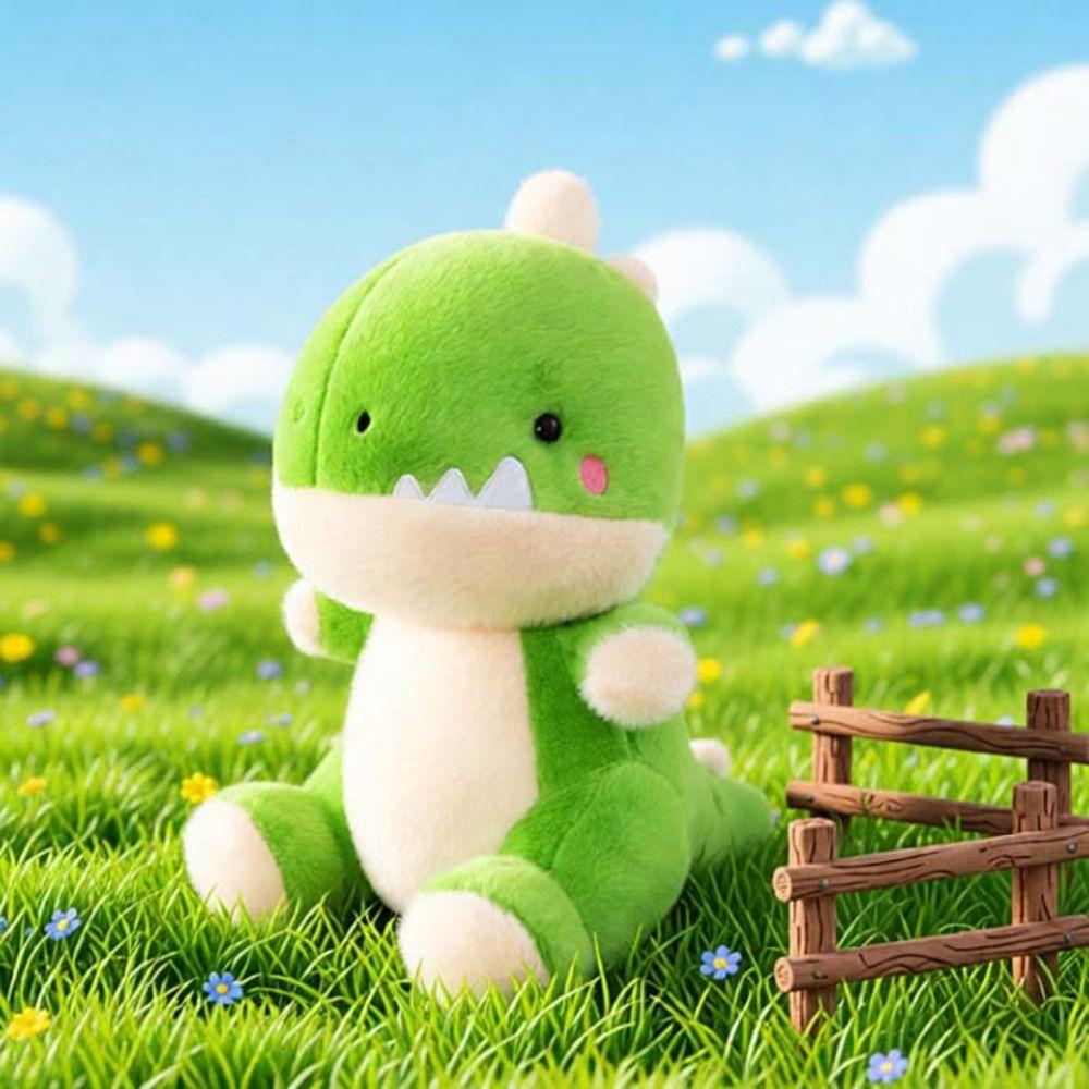 Fluffy Cartoon Dinosaur Plush Toy Collection Stuffed Animals Doll  Festival Party Decor
