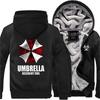 Resident Hot Evil Biohazard Umbrella Thicken Jacket Sweater Winter Coat Hoodies