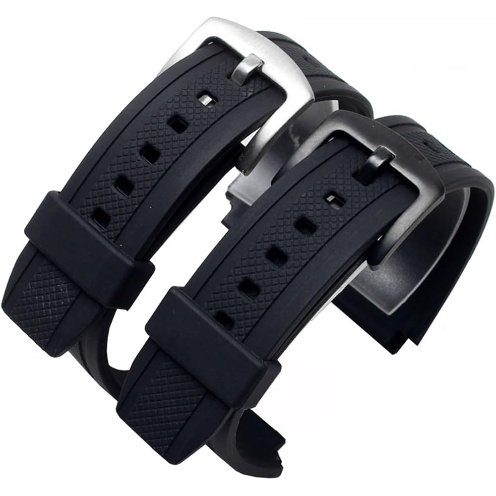 EF552 Black Silicone Rubber Sport Watch Strap Casio Edifice EF-552 Watch Band EF-552D Male Bracel...