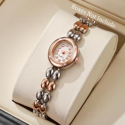 Mode Strass Damen Quarz Uhr Elegantes Armband Armbanduhr Für Damen Uhr Reloj Mujer