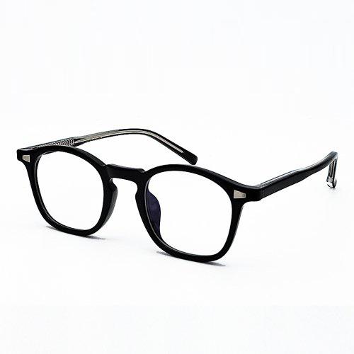 Lapeullolida Shll-11 Black Horn-Rimmed Glasses