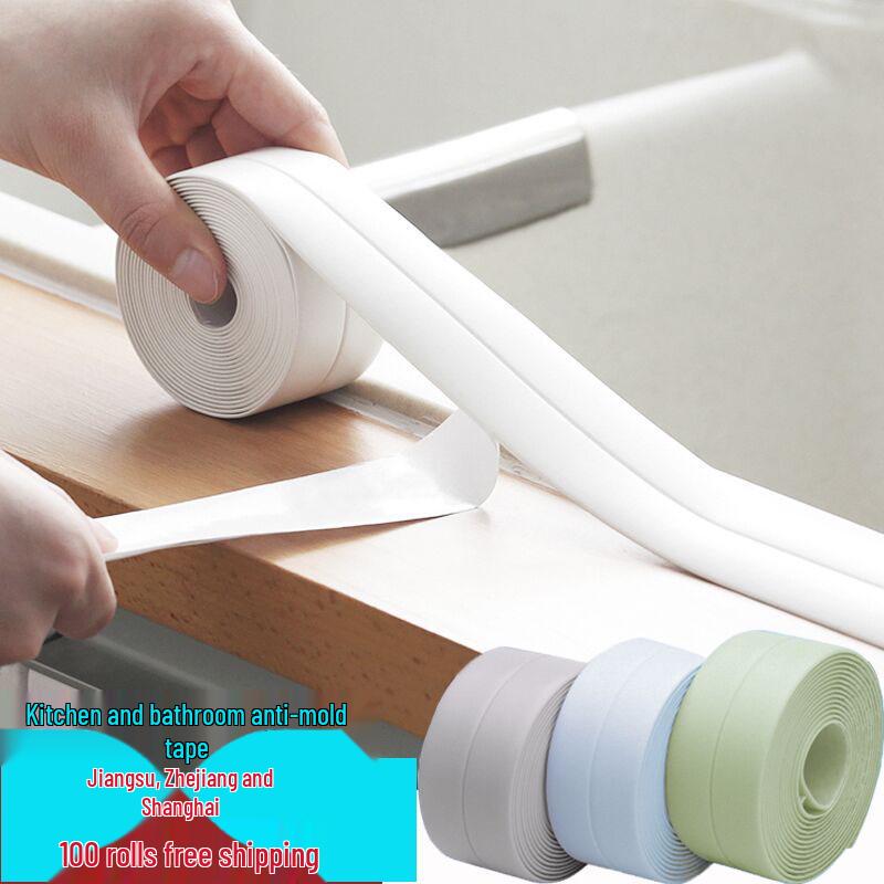 Waterproof Anti-Mold Tape for Kitchen and Bathroom 2.2cm x 3.2m зелёный