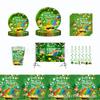 Irish Festival St. Patrick'S Crete Festival Themed Disposable Party Supplies Plates Tissue Tablecloths Straws