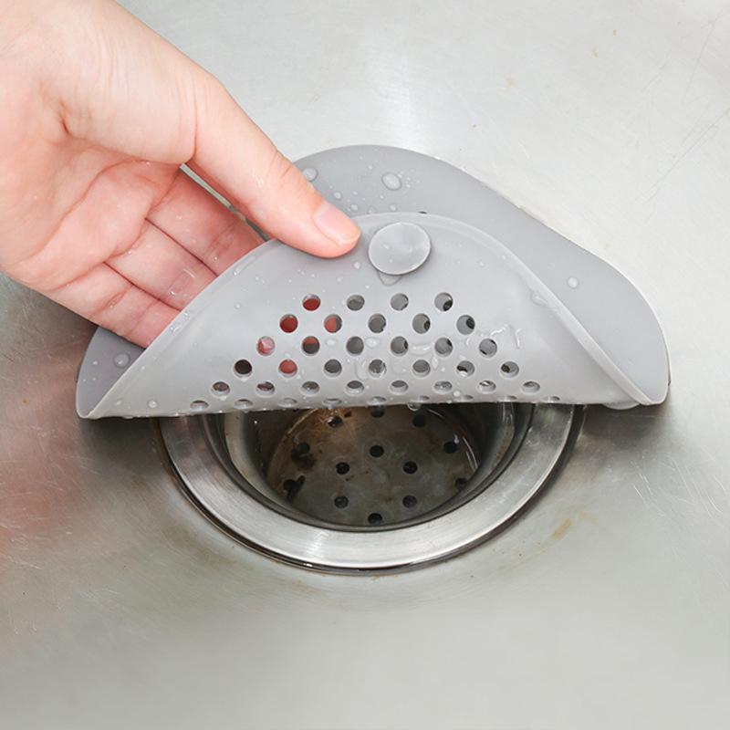 Square Silicone Absorbent Drain For Drains, Kitchens, Bathrooms And Showers To Prevent Sinks From Clogging The Drain