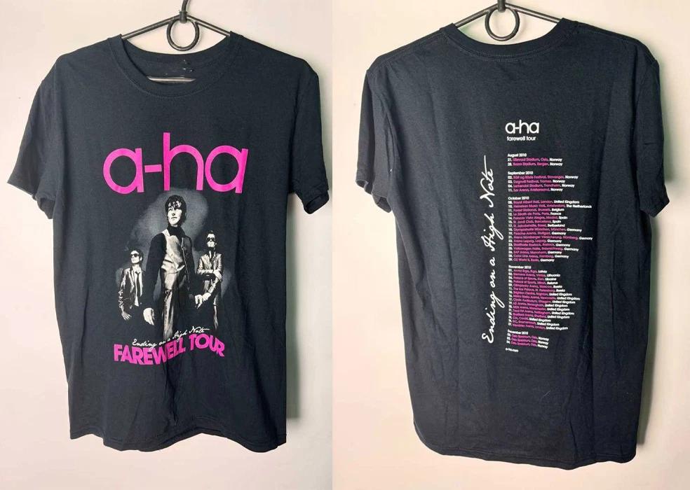 2 Sides A-HA band Black Cotton All size S-5XL Unisex T shirt HL173 M