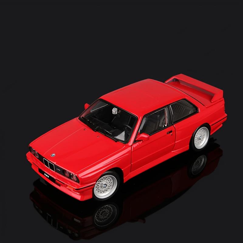 1:Масштабная модель 1:24 BMW 3 серии M3 1988 года, литая металлическая классическая спортивная машина, идеально подходит для коллекционеров и в качестве подарка красный