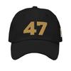 Women Men Adult Washed Printed Baseball Cap Washed Cotton Daddy Hat