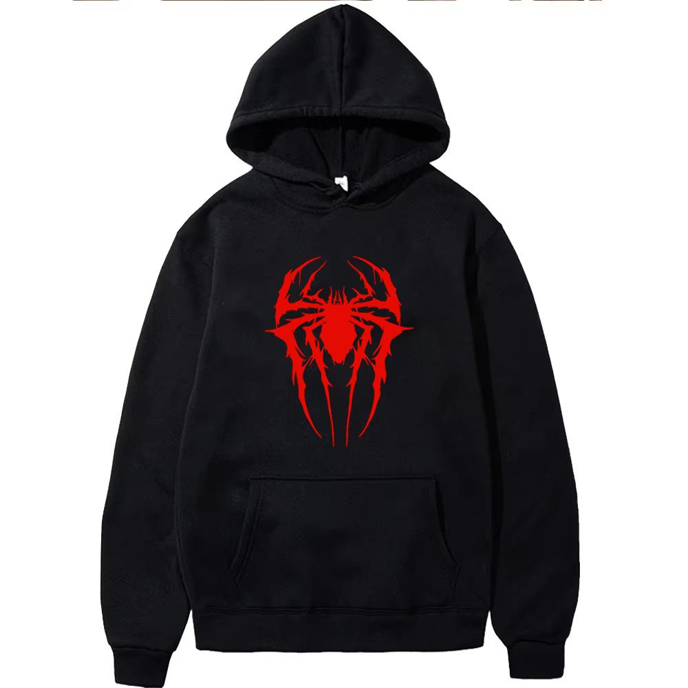 Fashion Brand Men s Hoodie Casual Hoodie Sweatshirt Men s/Women s Top Solid Color Printed Spider Hoodie Sweatshirt WY0184 S