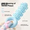 Interactive Tug Toys for Dogs Spiky Dog Chew Toy with Cotton Rope, Pet Molar Stick Toy, Safe Home Use Small Medium Teeth Cleaning Stress Relief