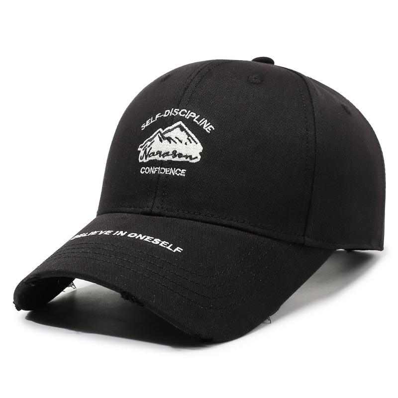 Letter Embroidered Cap Outdoor Women's Spring Summer Baseball Cap