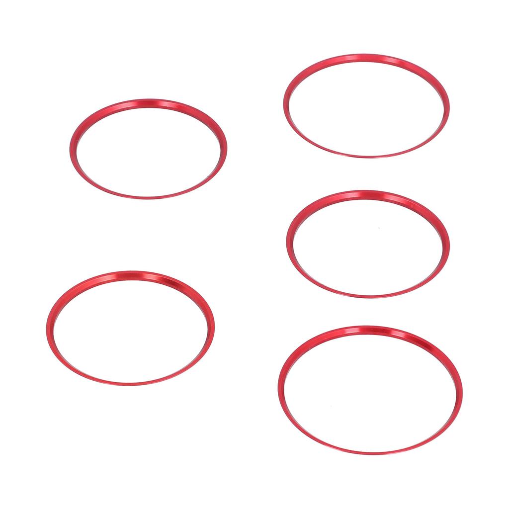 5pcs A C Air Vent Covers Trims Rings Replacement for Mercedes Benz CLA GLA Class 2013  2018Red