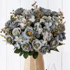 Landscape Artificial Rose Flower DIY Bridal Rose Bouquet Silk Hydrangea  Wedding Arrangements
