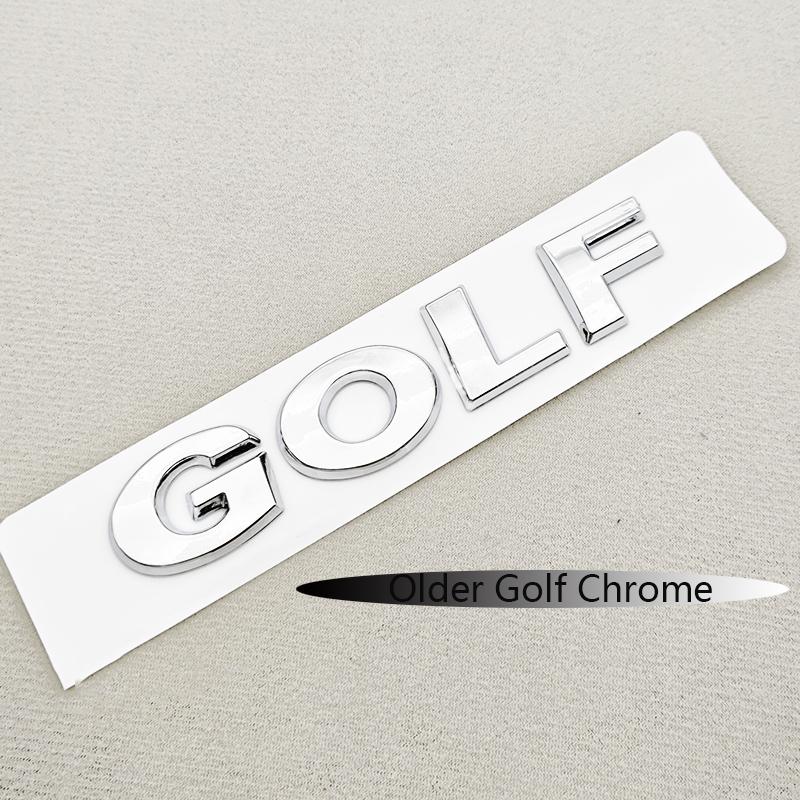 

2026 Hot For VW VOLKSWAGEN 3D ABS Logo Golf Emblem Letters Badge Car Rear Trunk Sticker For Volkswagen VW Golf 4 5 6 7 8 MK4 MK5