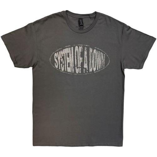 System Of A Down Unisex Adult Logo Stretch Stretch T-Shirt