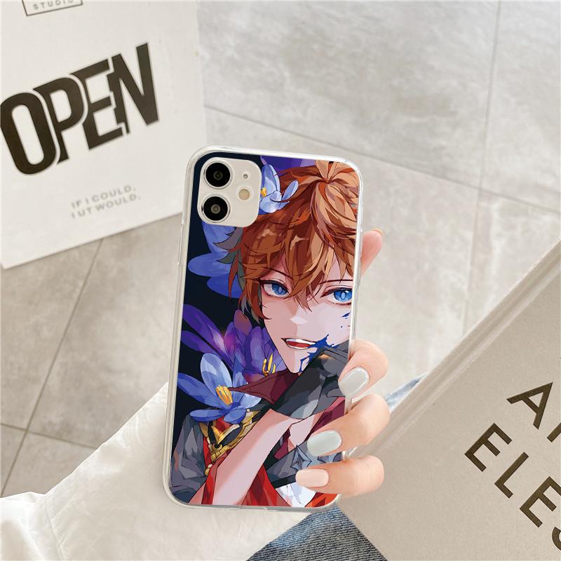 For Xiaomi Mi Redmi Note 9 9T 9C 9S 8 8T 10 5 7 Poco M3 F3 X3 NFC A3 12 11 11T 10T Pro 9a 10S Lite Genshin Impact Soft TPU Case