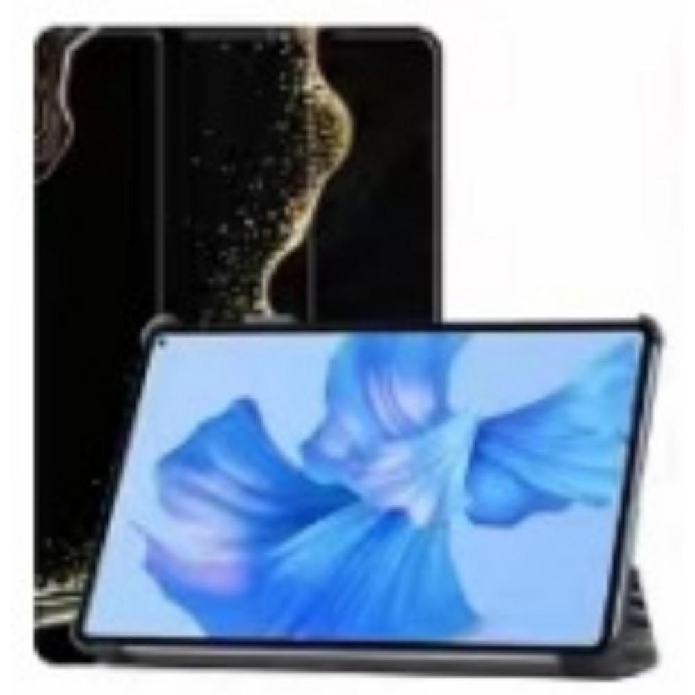 For Samsung Tab S9fe Case 2024 12.4 Inch Premium Tri Fold Stand Cover for S9 Plus S10 Tablet Protective Sleeve
