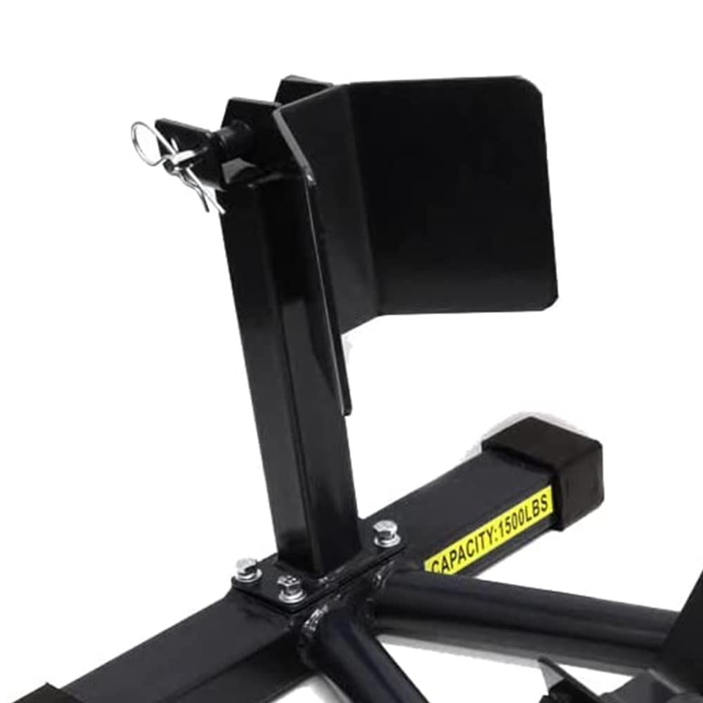 Toolsisland Bike Stand for Front Tire Fixation Front Wheel Clamp 16 Inches To 18 Inches (Black) TD7021-B