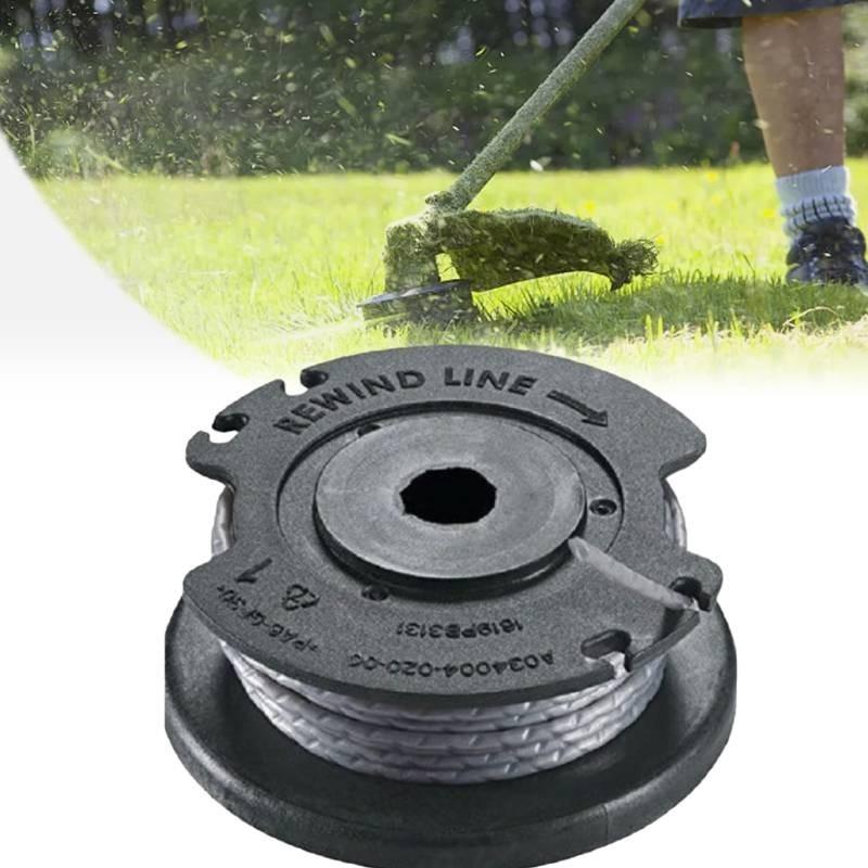 Durable Nylon Trimmer Line For Greenworks Mower Replacement Spool In Blue And Gray