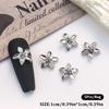 5Pcs/Pack Nail Diamond Nail Art Decor Vintage Pentagram Star Nail Drills Nail Patch Nails Decor Heart Manicure Design Accessory