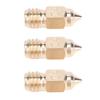 3 Pcs 0.4mm Hotend Nozzle Replacement for Ender 5 Max 3D Printer High Hardness Brass Nozzle