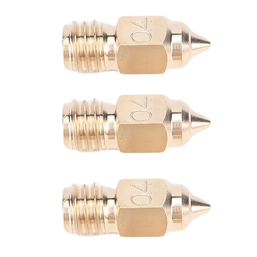 3 Pcs 0.4mm Hotend Nozzle Replacement for Ender 5 Max 3D Printer High Hardness Brass Nozzle