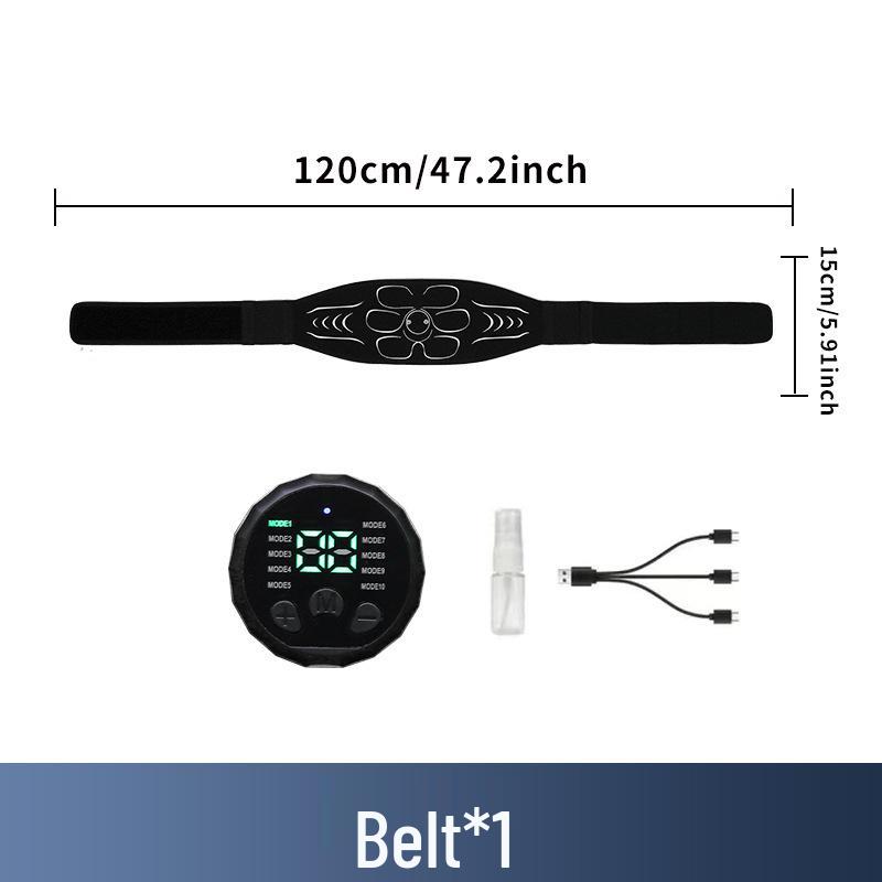 EMS Akıllı Karın Kası Egzersiz Kemeri: Karın İncelme ve Yağ Yakma için İç Mekan Ev Fitness Masaj Aleti.