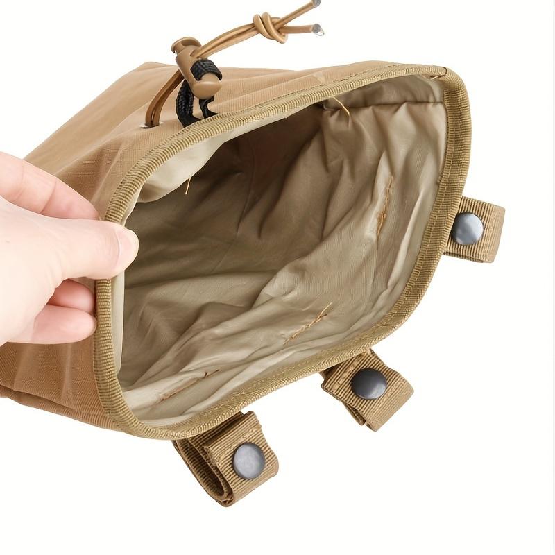 Tactical Molle Drawstring Magazine Dump Pouch Large Folding Recycling Bag Olster Bag Outdoor Ammo Storage Pack
