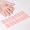 16Tips White French Semi-Cured Gel Nail Patch Sliders Full Cover Gel Nail Stickers For UV Lamp Adhesive Decals Manicure Patch #7