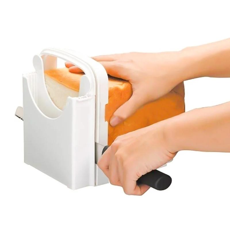 Portable ABS  Bread Cutter With Ergonomic Designs Sandwich Cutting Tool For Consistent Thickness And Quick Cleaning