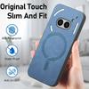 For Magsafe Leather Case for Nothing Phone 2A Plus Matte Shockproof Magnetic Wireless Charging Phone Protection Cover for Nothing CMF Phone 2Pro 1