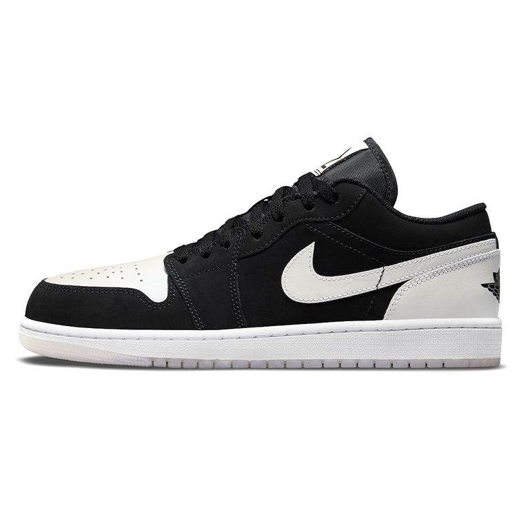 Air Jordan 1 Low SE Diamond Men Sneakers Black White DH6931-001