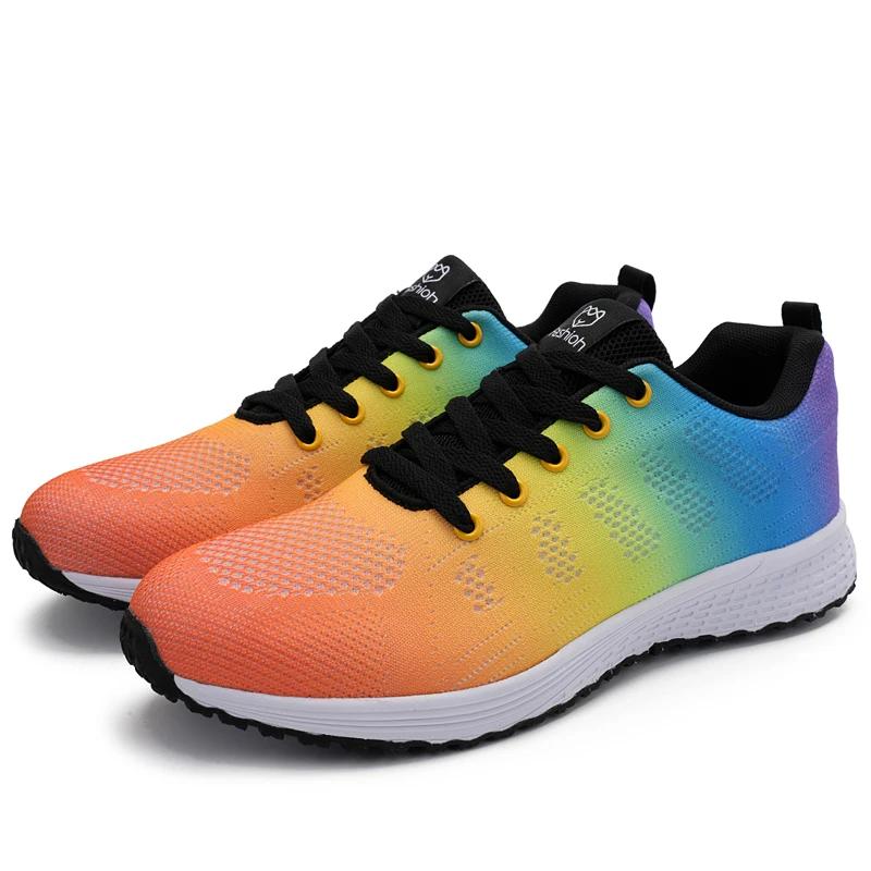 Hot Selling Men's Running Shoes Comfortable Breathable Flat Shoes Summer Casual Fashionable Jogging Men's Tennis Shoes Sneakers