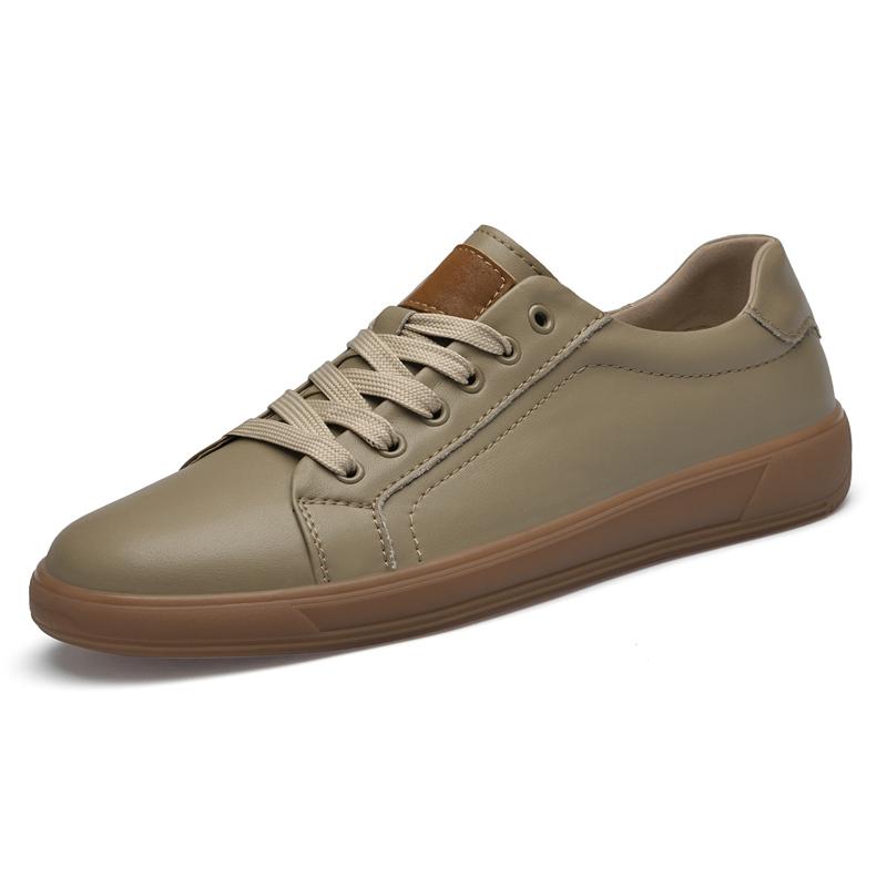 Fashion Genuine Leather Men Casual Shoes Comfortable Tenis Masculino Non-Slip Outdoor Skateboard Footwear Leisure Walk Sneakers Trainers