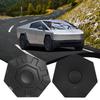 For Tesla Cybertruck Wheel Cover 4pcs Set Black Hub Cap Performance Replacement Wheel Center Decorative Hubcaps Full Rim Cover
