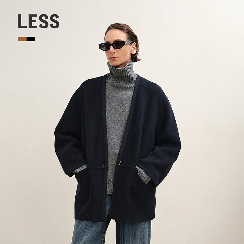 

LESS 2025 Winter Merino Wool Cashmere Blend Short Coat S
