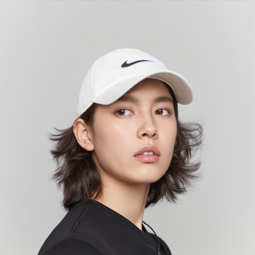 Nike Sunshade Embroidered New Version Polyester Baseball Cap Unisex Hats White FB5369-072