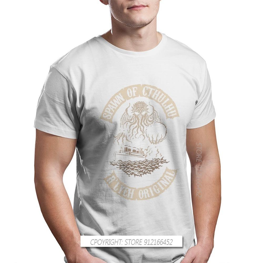 Men Cthulhu Mythos Lovecraft Horror Great Old Ones Oversize T-Shirt Spawn Pure 100% Cotton Streetwear