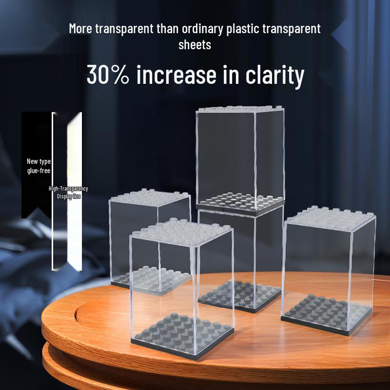 LEGO Minifigure Display Case: Clear, Stackable, Dust-Proof Storage Box