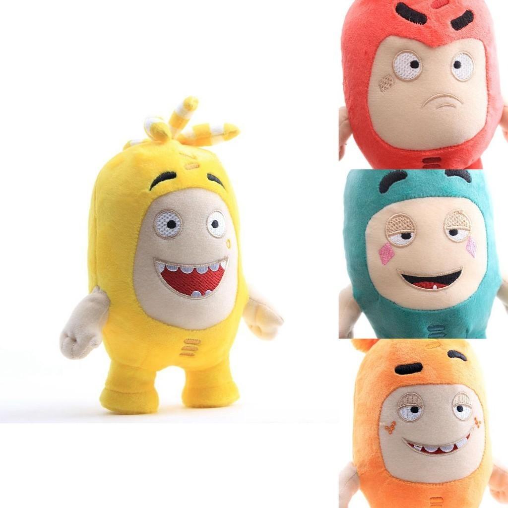 Adorable Oddbods 23cm Plush Soft Cuddly Toy Newt Bubbles Pogo Zee Jeff Fuse Slick Doll