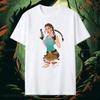 Tomb Raider Lara Croft Unisex High Quality Printed Cotton T Shirt Street Style Short Sleeve Cool Game Enthusiast Daily Top