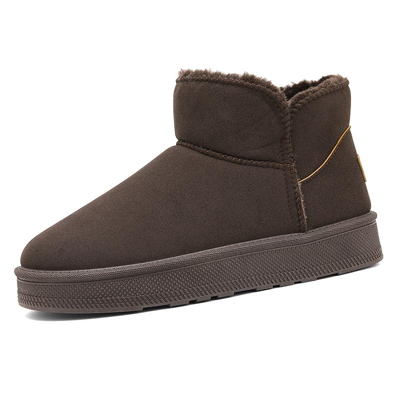 Ανδρικά Παπούτσια Μπότες Χιονιού Ανδρικά Φλις Πυκνωμένα Ζεστά Ανδρικά Υπαίθρια Casual Ψηλά Χειμερινά Ανδρικά Βαμβακερά Παπούτσια Μπότες