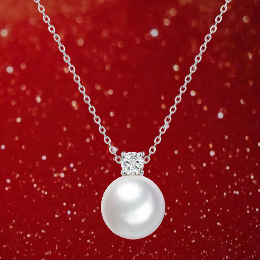 Princess Diana Pearl Necklace: Elegant, High-End Clavicle Chain for Women