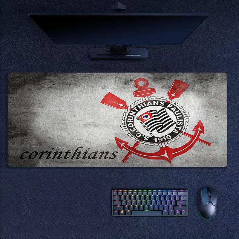 Sport Club Corinthians Paulista Mouse Pad, Large Gaming Desk Mat, Non-slip XXL Mousepad for Laptop & Tablet, Mini PC Playmat with Stitched Edges