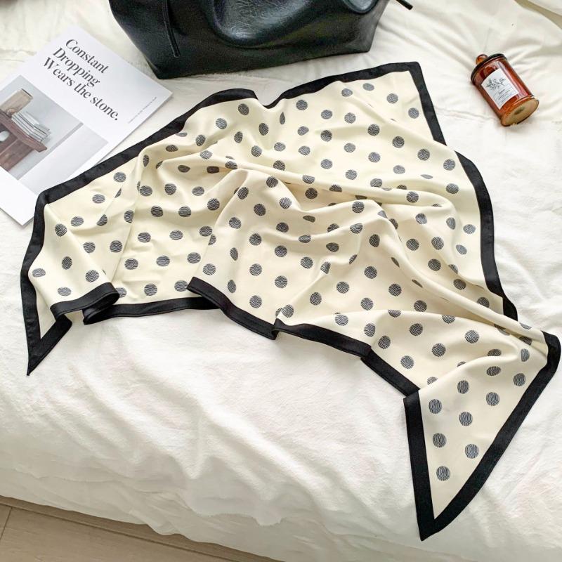 Cashew flower silk scarf new trend bag headscarf headband neck protector scarf scarf small shawl triangle scarf fart curtain